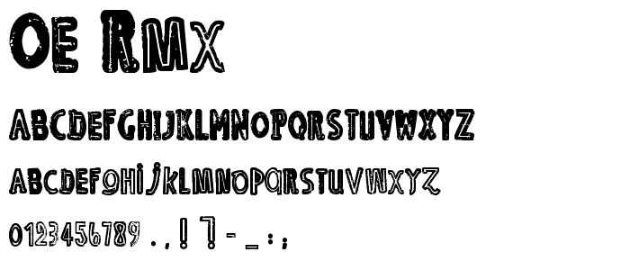 OE rmx font